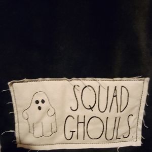 Rae Dunn Black Squad Ghouls Blanket